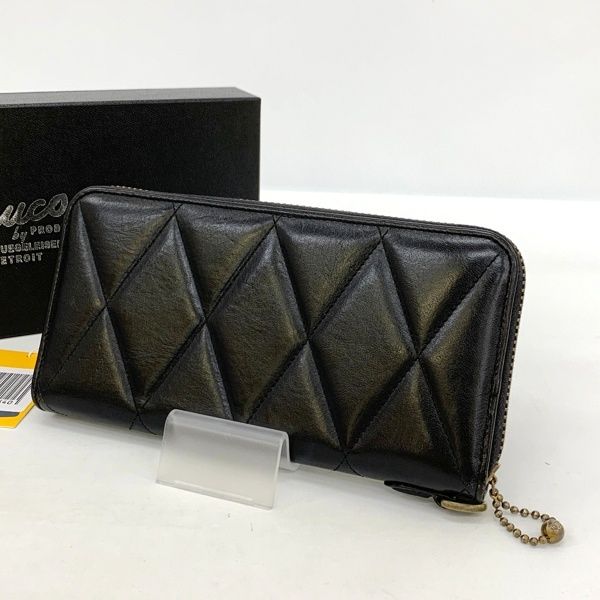 新品未使用✨BUCO ブーコ　ロングウォレット　BA17001 ブラック　レザー BUCO HORSEHIDE PADDED WALLET | WALLET | The Real McCoy's