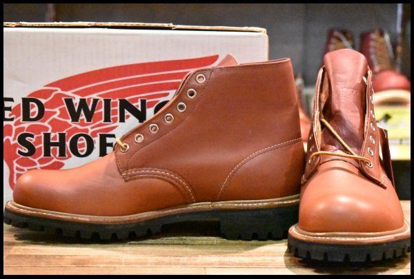 9E DEAD 羽タグ 01年 レッドウィング 8171 ビブラム アイリッシュセッター 赤茶 オロラセット プレーントゥ ブーツ redwing HOPESMORE FD210