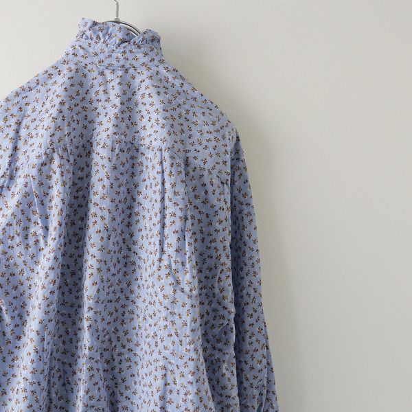 最終価格・美品・45R・雲間草プリント・フルリブラウス 未使用 2023SS 45R フォーティーファイブアール 雲間草プリントの