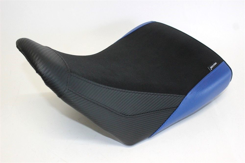 Vストローム1050 v-strom1050 vstrom1050 2020 以降 フロント&リアシート カスタム 本体あり 青Xカーボン調