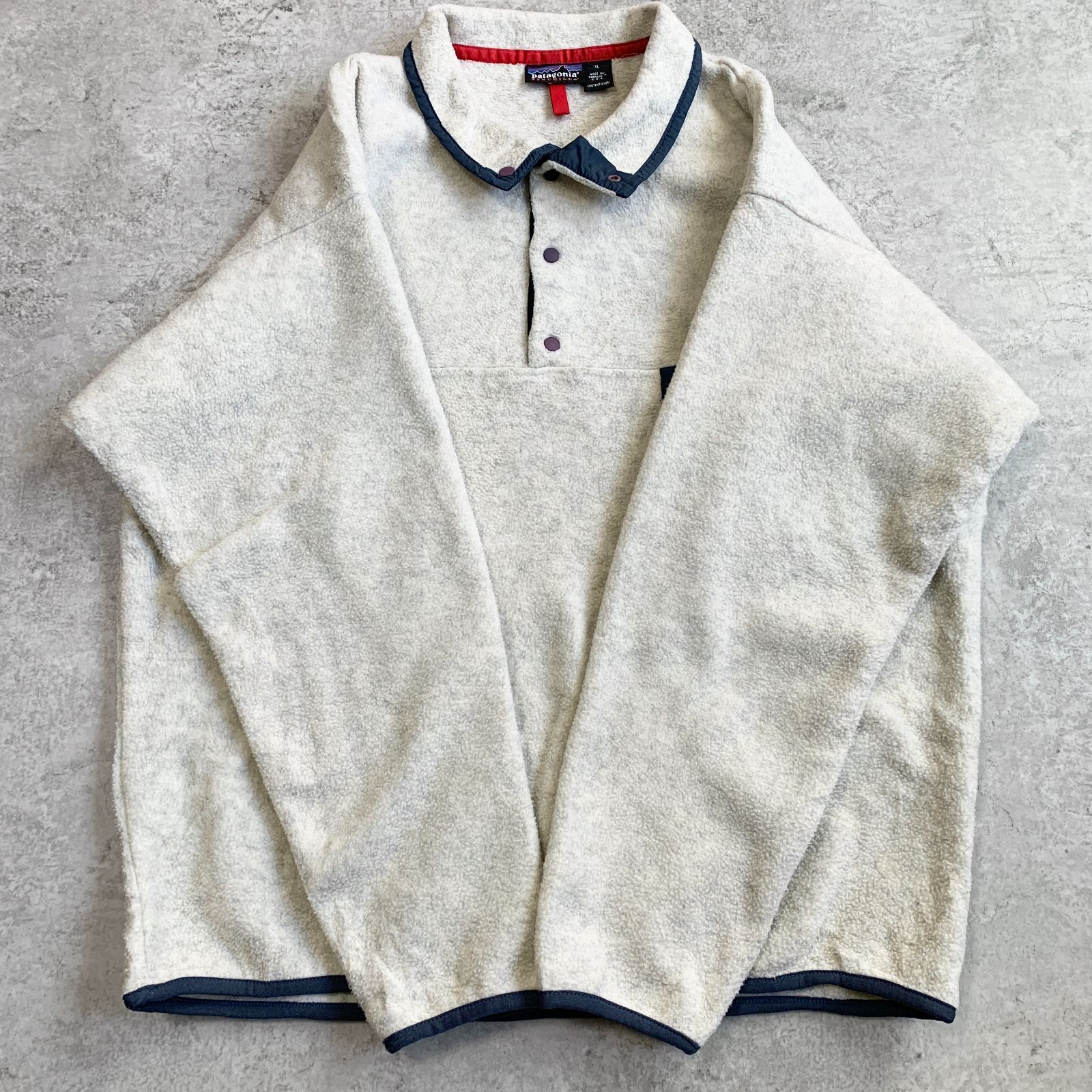 2001年 USA製 patagonia Synchilla Snap T Pullover 【oatmeal 