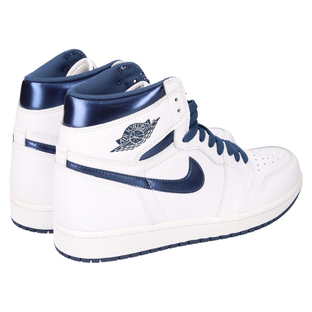 Air jordan 1 retro high cheap og metallic navy