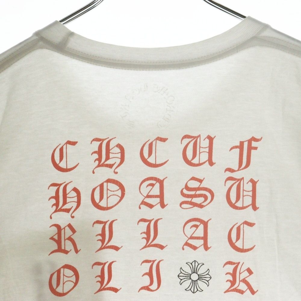 CHROME HEARTS (クロムハーツ) Pink Logo Tee ネオンピンクロゴ