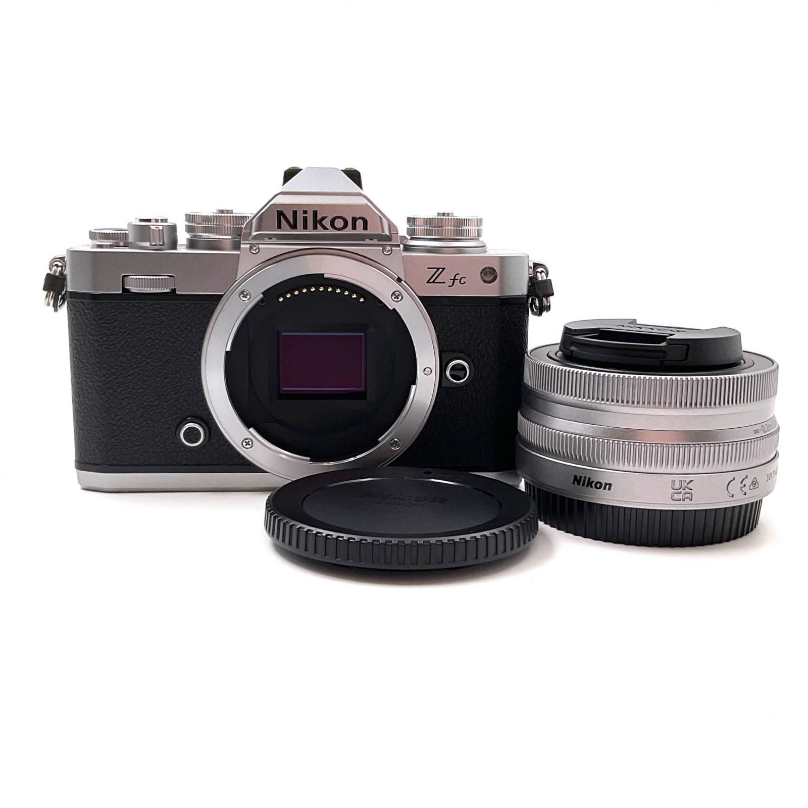 Nikon デジタル一眼 Z fc 16-50 VR レンズキット シルバー 超 動作 済 シャッター242回 全額返金保証 最速発送