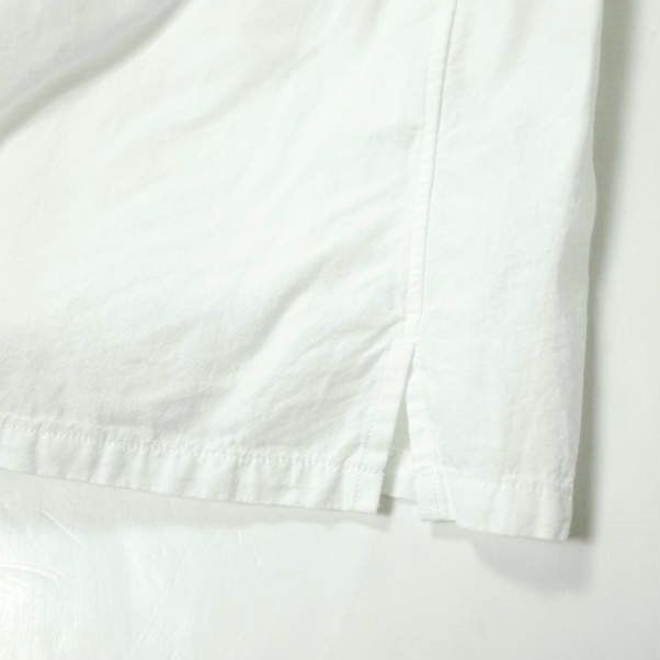 断*離様 COMOLI コモリ　半袖オープンカラーシャツ　ホワイト　2 新品未使用 タグ付き 〈COMOLI〉BETACHAM OPEN COLLAR SHIRT
