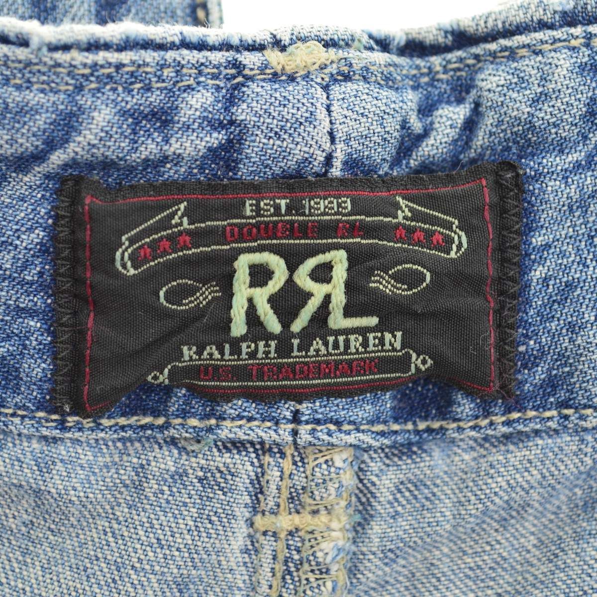 RRL/DOUBLERL】90s USA製 3つ星タグ デニムカーゴパンツ - メルカリ