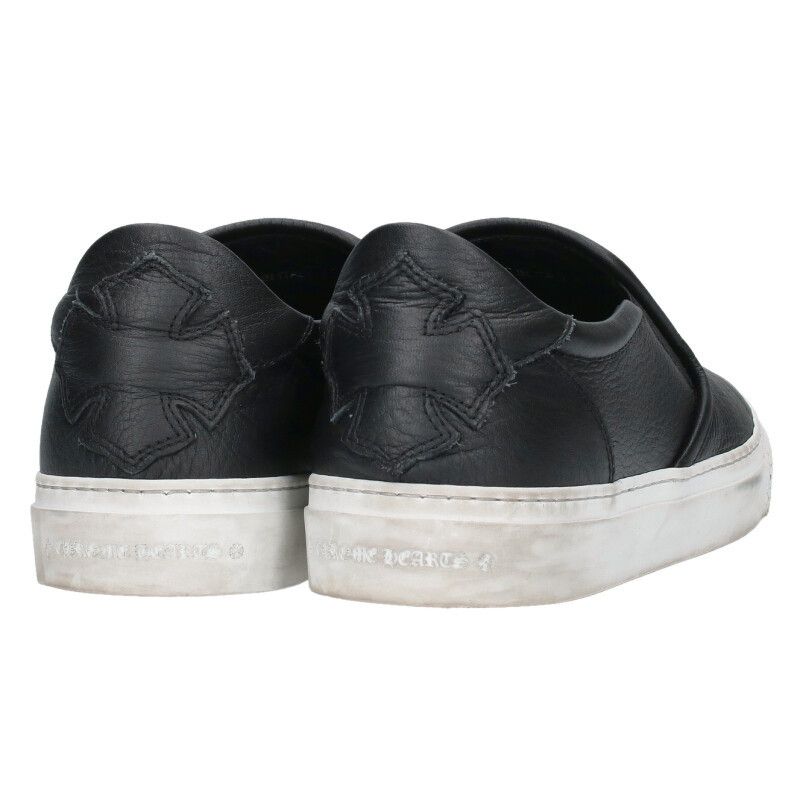 カホン クロムハーツ SLIP ON BLK CALF/スリッポン CHプラスレザー