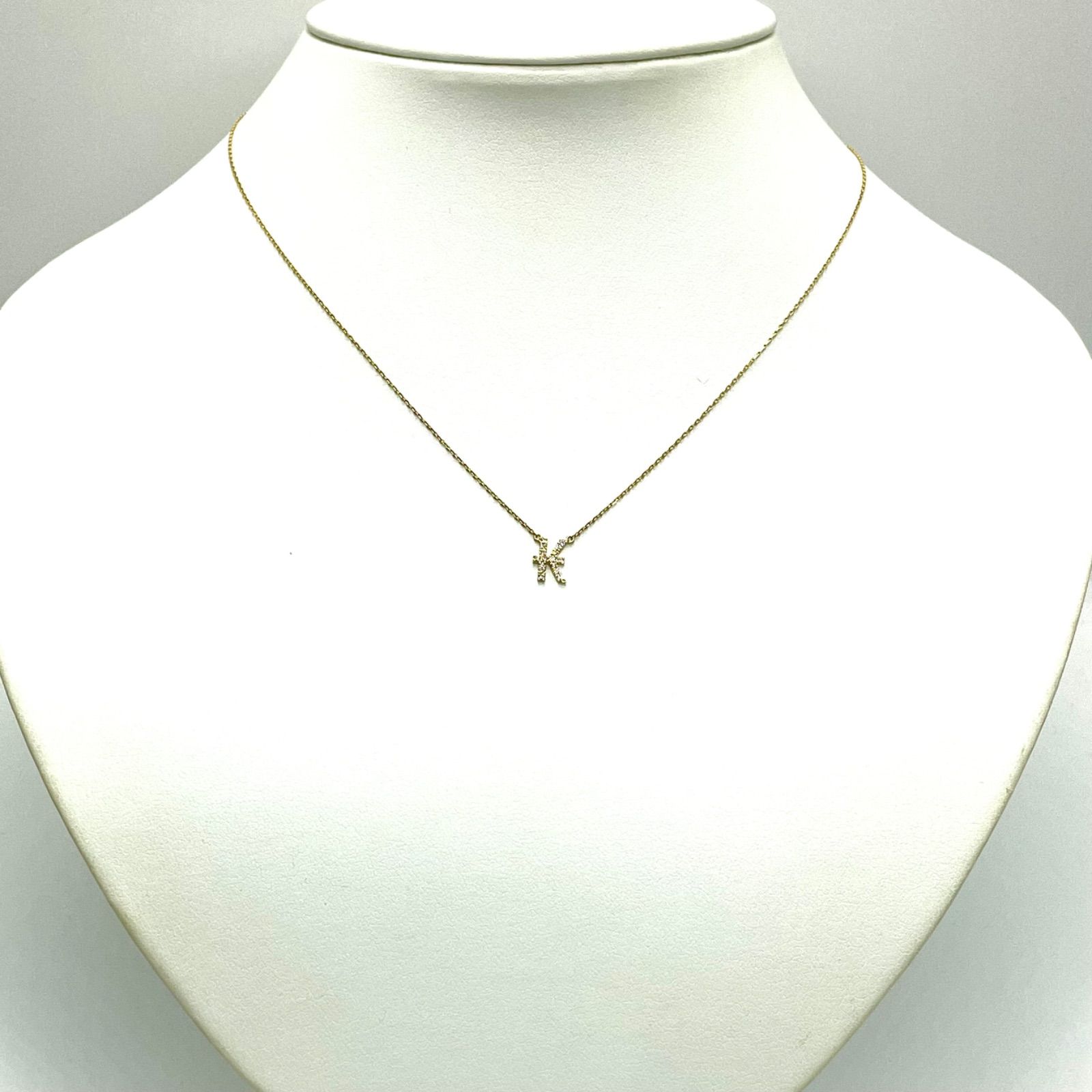 アーカー AHKAH イニシャル ネックレス 0.06CT【K】 | nate-hospital.com