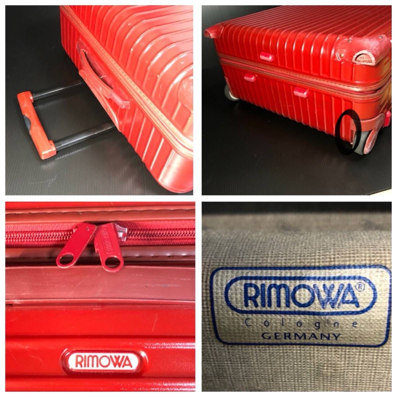 リモワ RIMOWA サルサ レッド2輪 廃盤 軽量104L キャリーケース