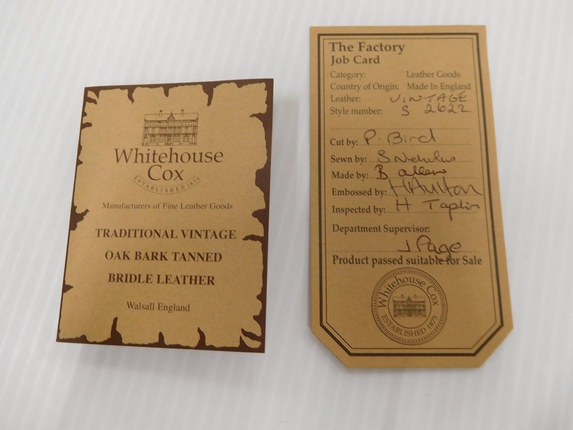 ホワイトハウスコックス 長財布 ヴィンテージレザー マリン S2622-6