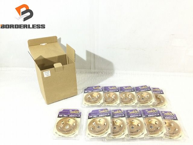 11枚 SANKYO 三京ダイヤモンド トマックス9 CC-R4 外径100mm 研削用 塗膜剥がし 接着剤はがし ダイヤモンドホイール 108024