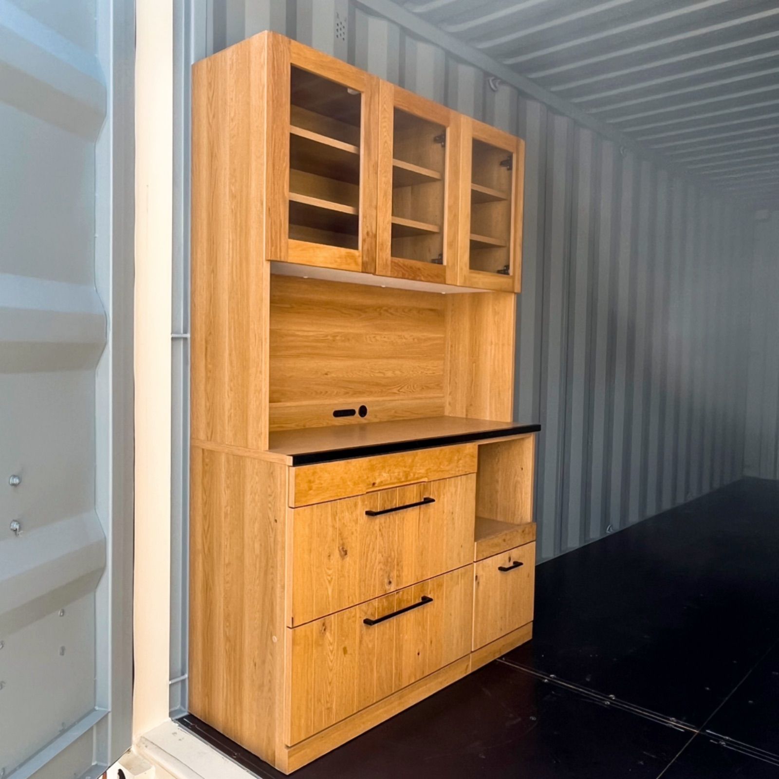 取付無料！末次家具工芸 FLEX120 北欧風ナチュラルキッチンボード 食器棚✨ 取付無料！末次家具工芸 FLEX120 北欧風ナチュラルキッチン