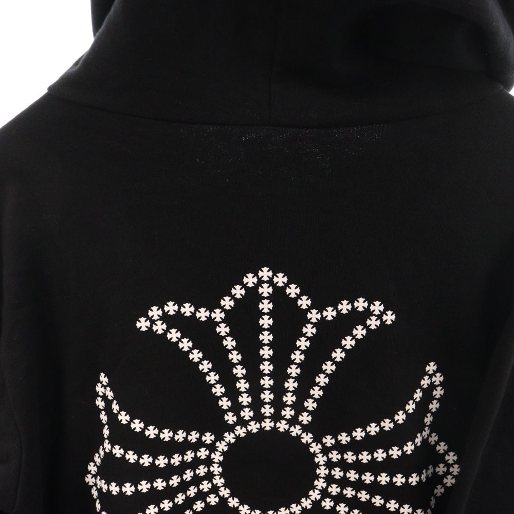 CHROME HEARTS (クロムハーツ) SWTSHRT HD ZIP CHプラスプリントジップ