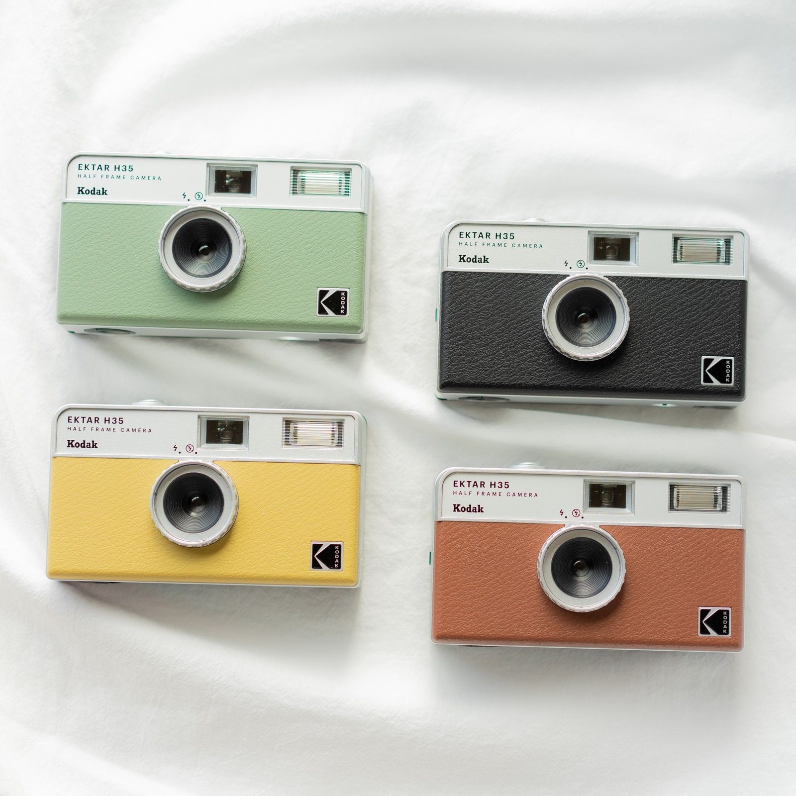 Kodak コダック EKTAR H35 コンパクトカメラ ブラウン 台湾 【コダック】レトロフィルムカメラ Kodak Ektar H35 キャラメル