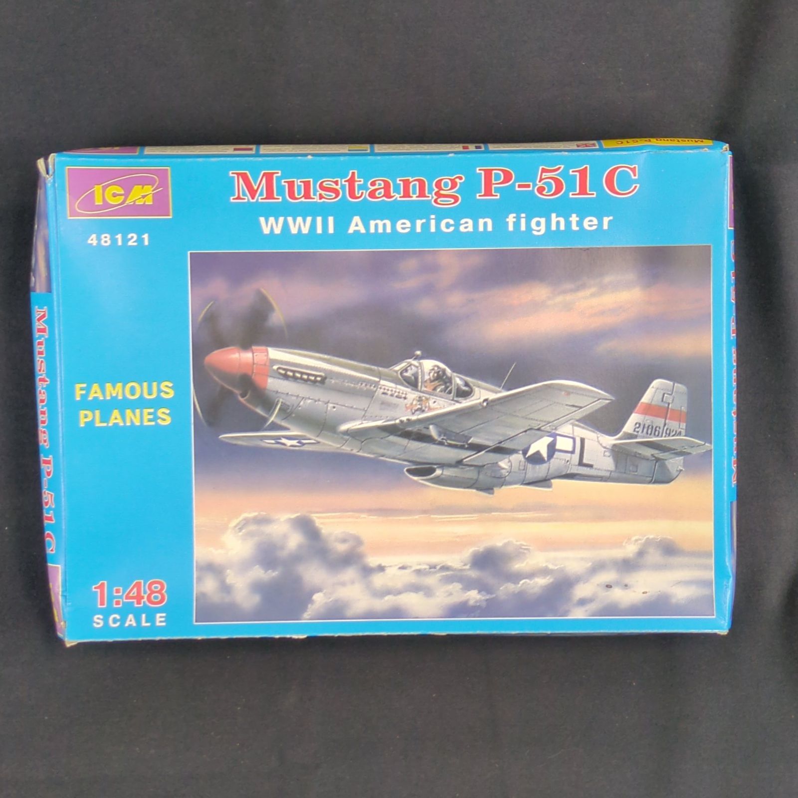 輸入キット 残僅少 ICM 48121 1 48 Mustang P-51C P-51Cマスタング