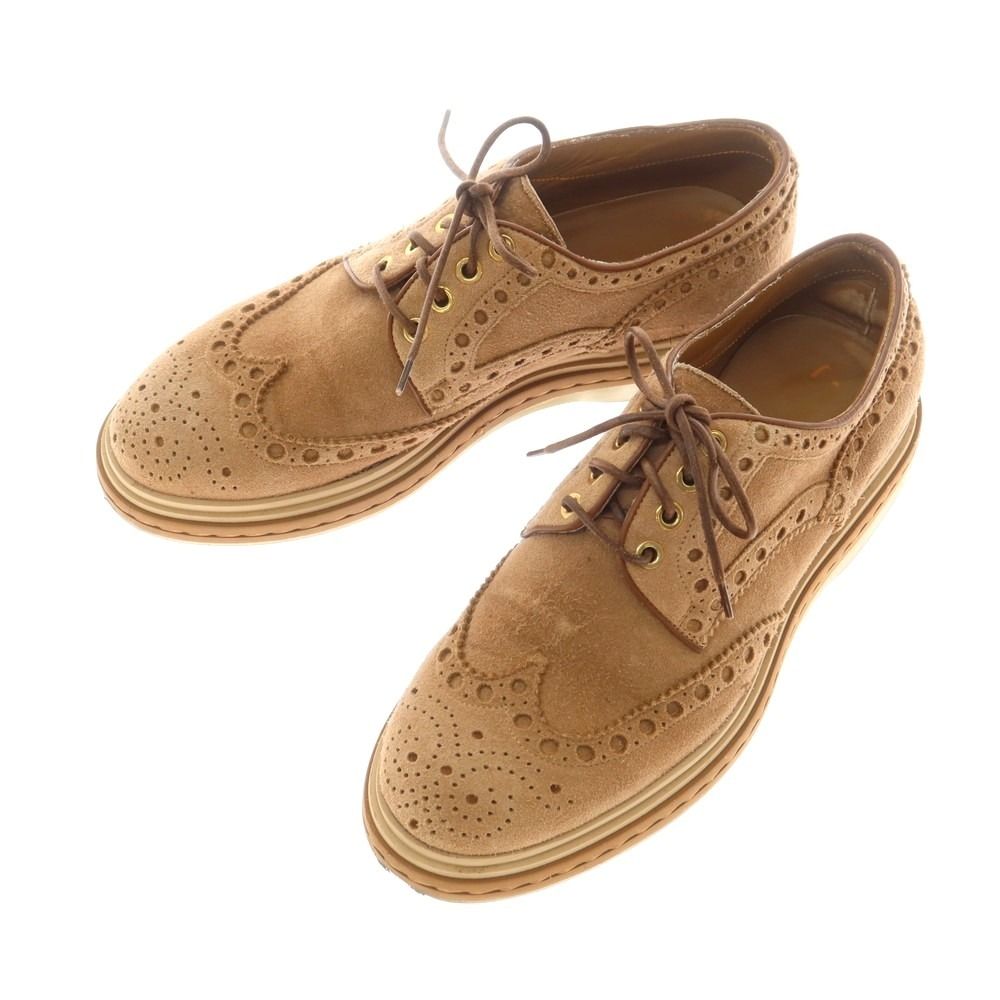 中古】サントーニ Santoni スエード ウイングチップ スニーカー