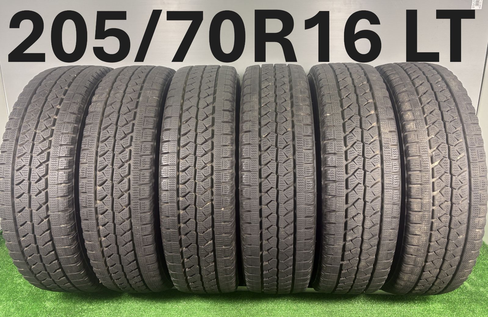205 70R16 LT ブリヂストン W979 製 6本 冬タイヤ スタッドレス TA582