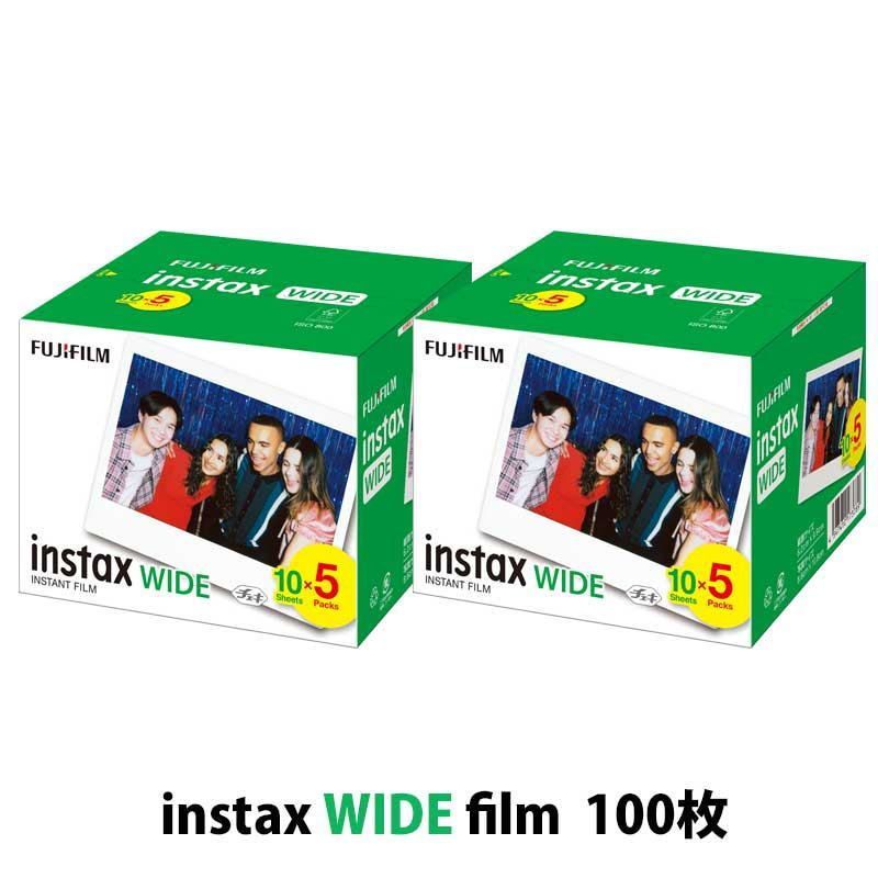 富士フイルム instax ワイドインスタントフィルム 10枚パック (100枚