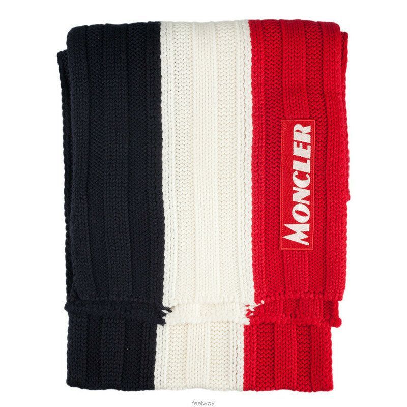 MONCLER モンクレール マフラー トリコロール MONCLER 【並行輸入品】モンクレール マフラー メンズ ストール