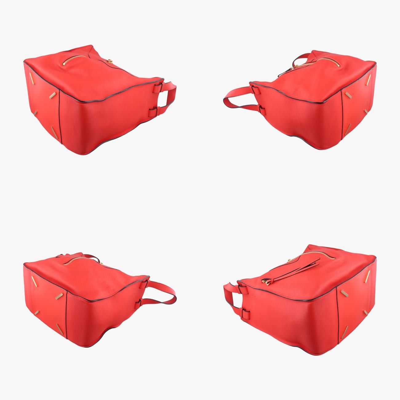 ロエベLoeweハンモック ミディアムレッドレザー471612