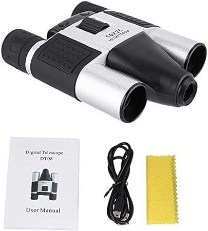 双眼鏡 双眼鏡 デジタルカメラ 望遠鏡 DT08 10X25 双眼鏡 アウトドアスポーツDVRビデオ録画用