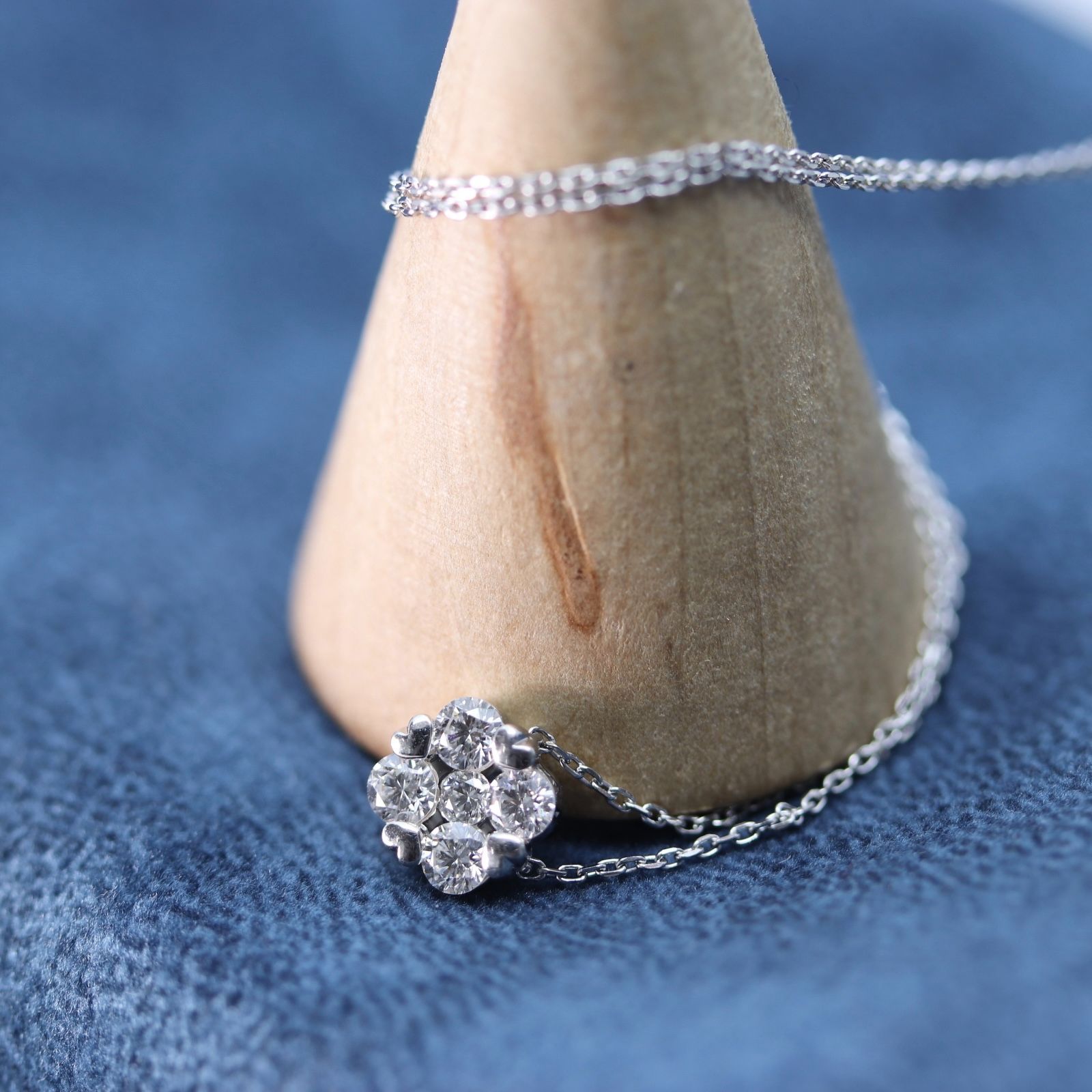 ポンテヴェキオ✨プラチナ ダイヤモンド ネックレス nontan