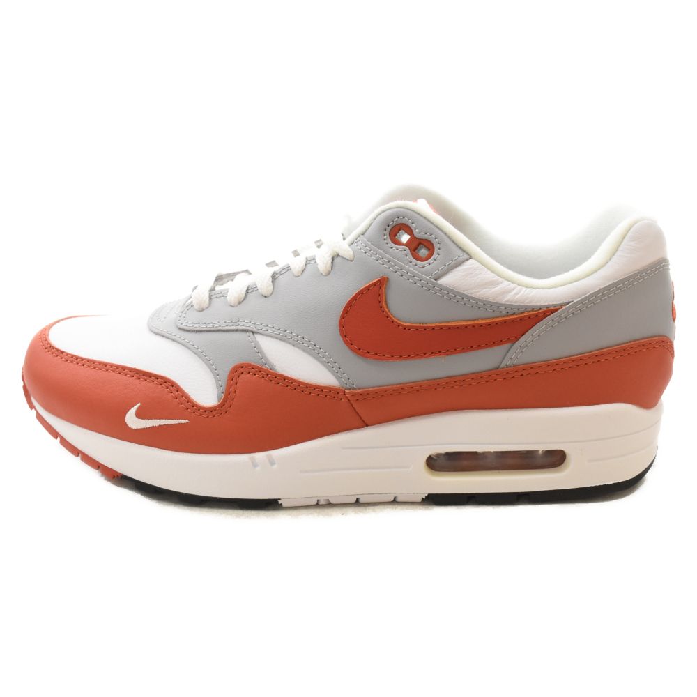 NIKE (ナイキ) AIR MAX 1 LV8 エアマックス1 LV8 ローカットスニーカーシューズ ホワイト/レッド US9/27cm DH4059-102