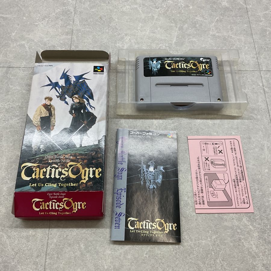 スーパーファミコンソフト「タクティクス オウガ」動作品1個の