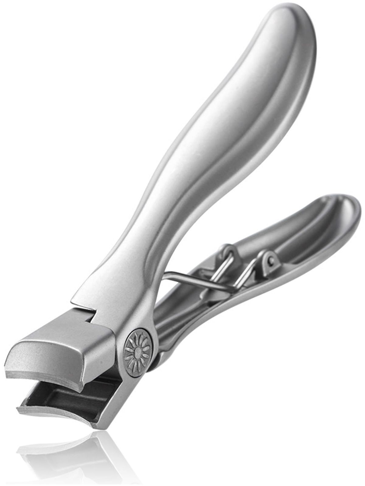 人気商品 介護 老人 足 シルバー 飛び散らない よく切れる 厚い爪 足の爪 大きく開く爪切り つめきり 足用 爪切り TKhits