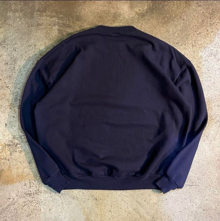 USA 古着 JERZEES 無地スウェット Y2K オーバーサイズ ネイビー オンライン ショッピング 通販ファッション - USA古着 JERZEES 無地