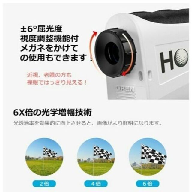 新品未使用 honita ゴルフレーザー 距離計 - メルカリ