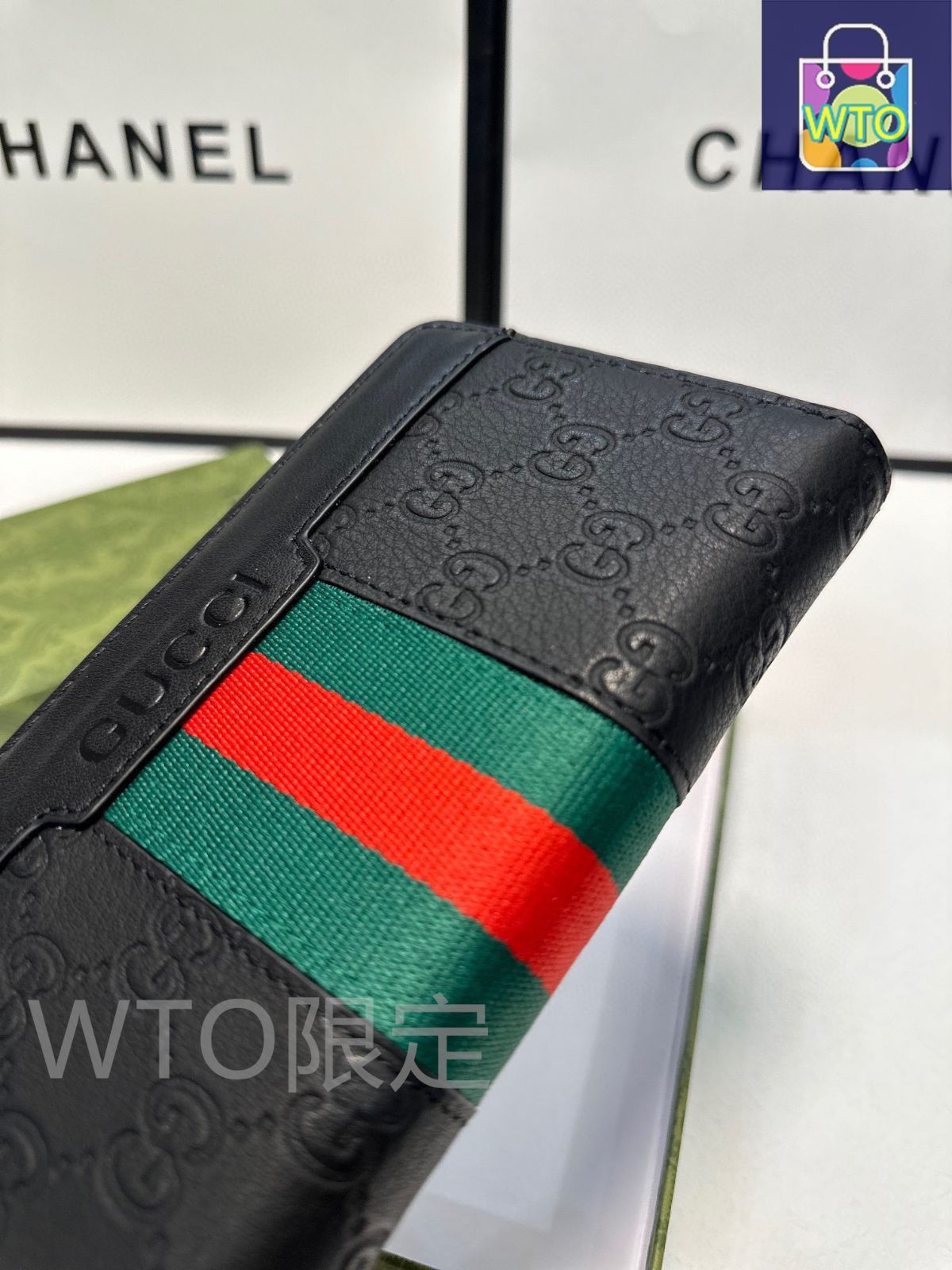 春男／未使用／定価71,500円／グッチ／正規店にて購入／本物保証 Amazon.co.jp: 【129】GUCCI グッチ 本物 マイクロ グッチ シマ