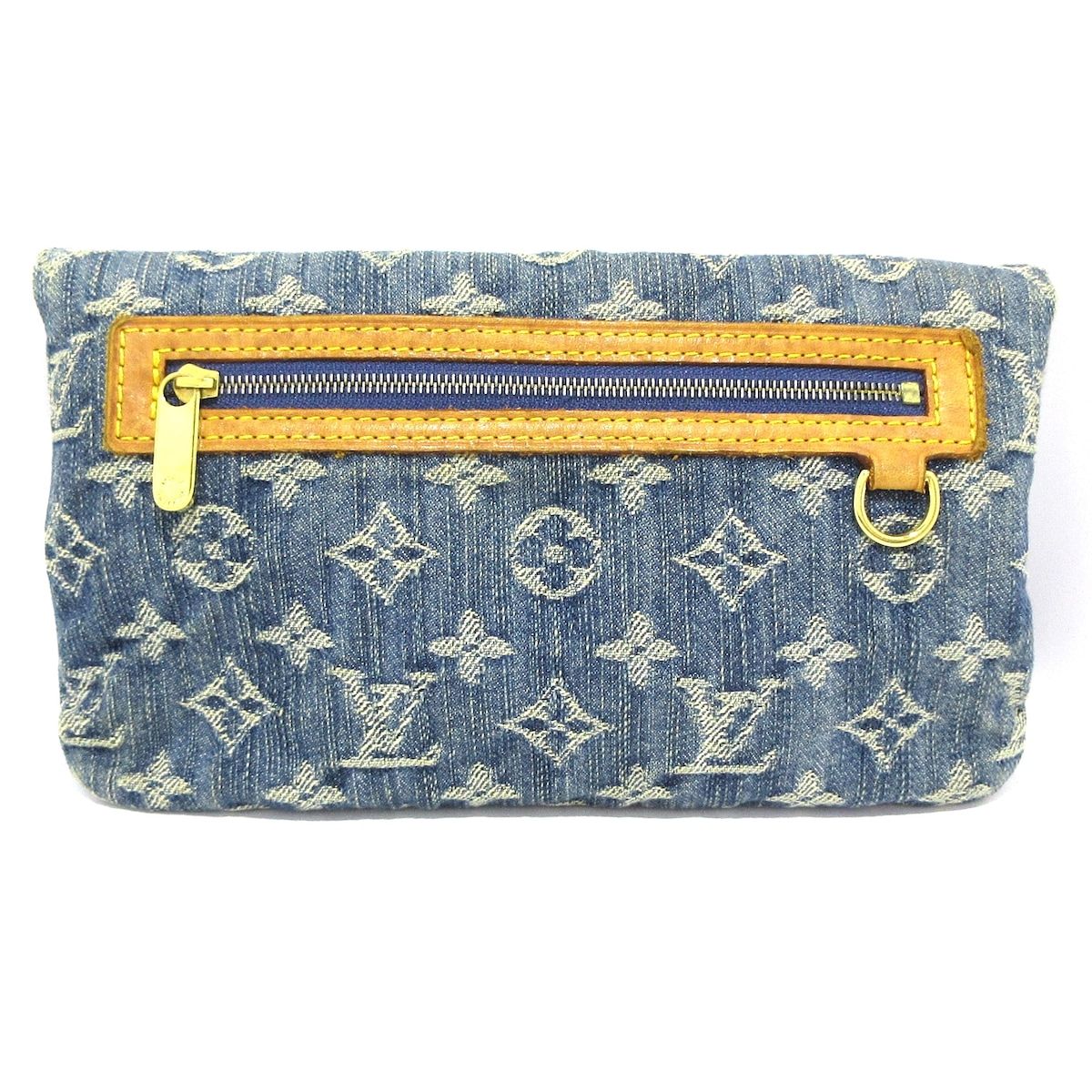 LOUIS VUITTON ポーチ モノグラムデニム ポシェット・プラット LOUIS VUITTON(ルイヴィトン) ポーチ モノグラムデニム
