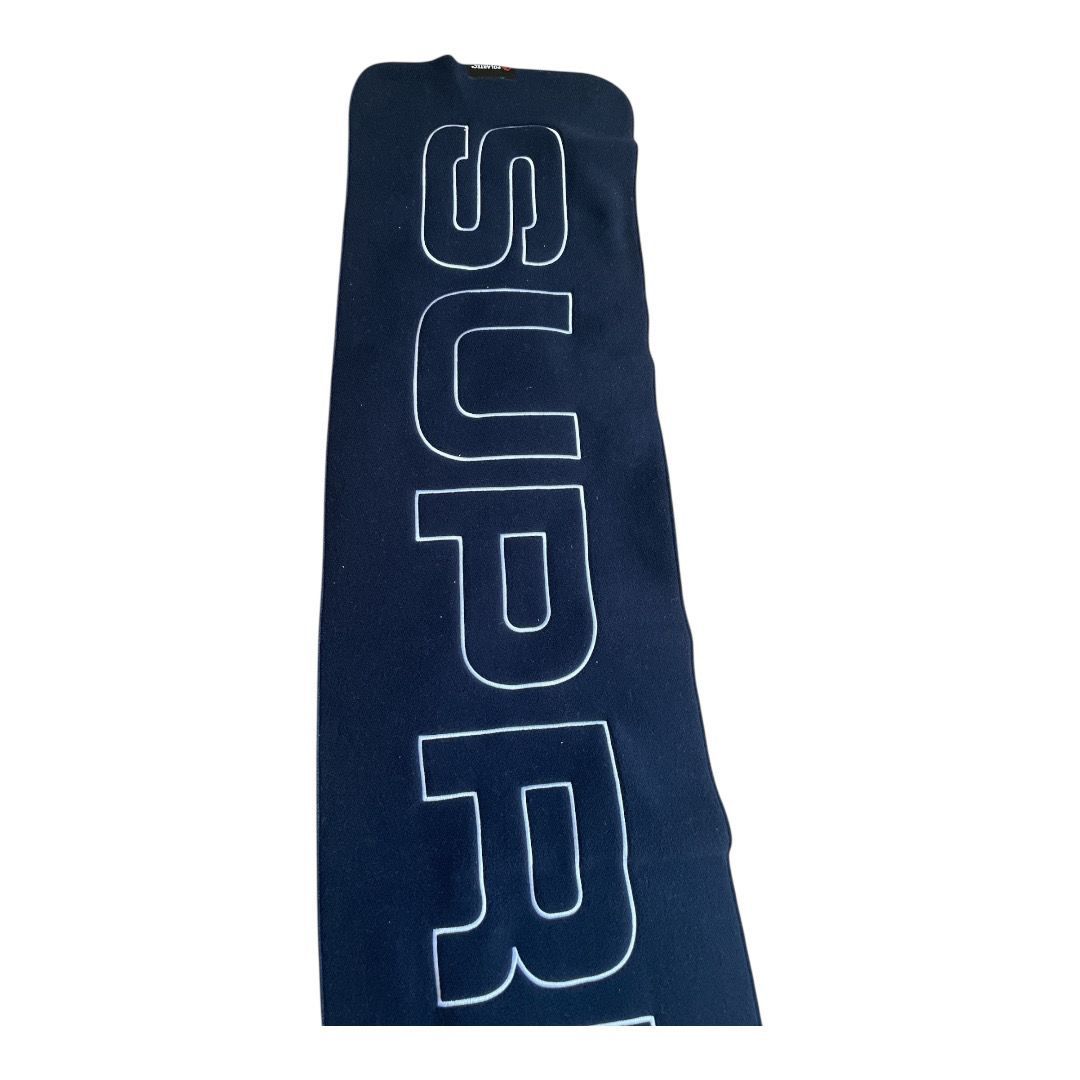 SUPREME(シュプリーム) 17AW POLARTEC LOGO SCARF ネイビー色