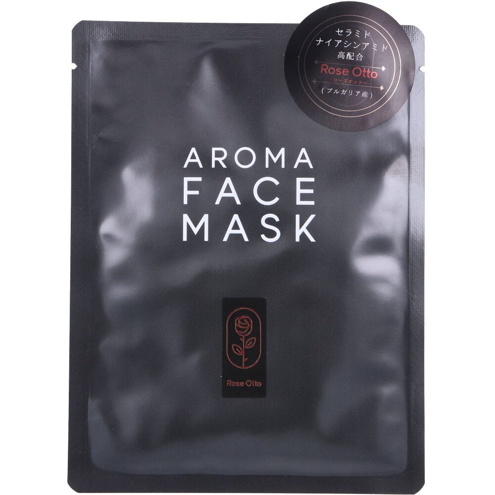5セット AROMA FACE MASK アロマフェイスマスク ローズオットー 1枚入