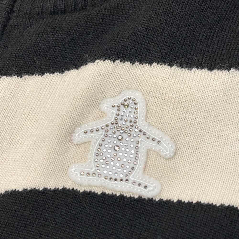 サイズ：M MUNSING WEAR マンシングウェア  ウール 裏地付 ニットジップジャケット  ブラック系 [240101474500] ゴルフウェア レディース ストスト サイズ：M MUNSING WEAR マンシングウェア ウール 裏地付 ニット