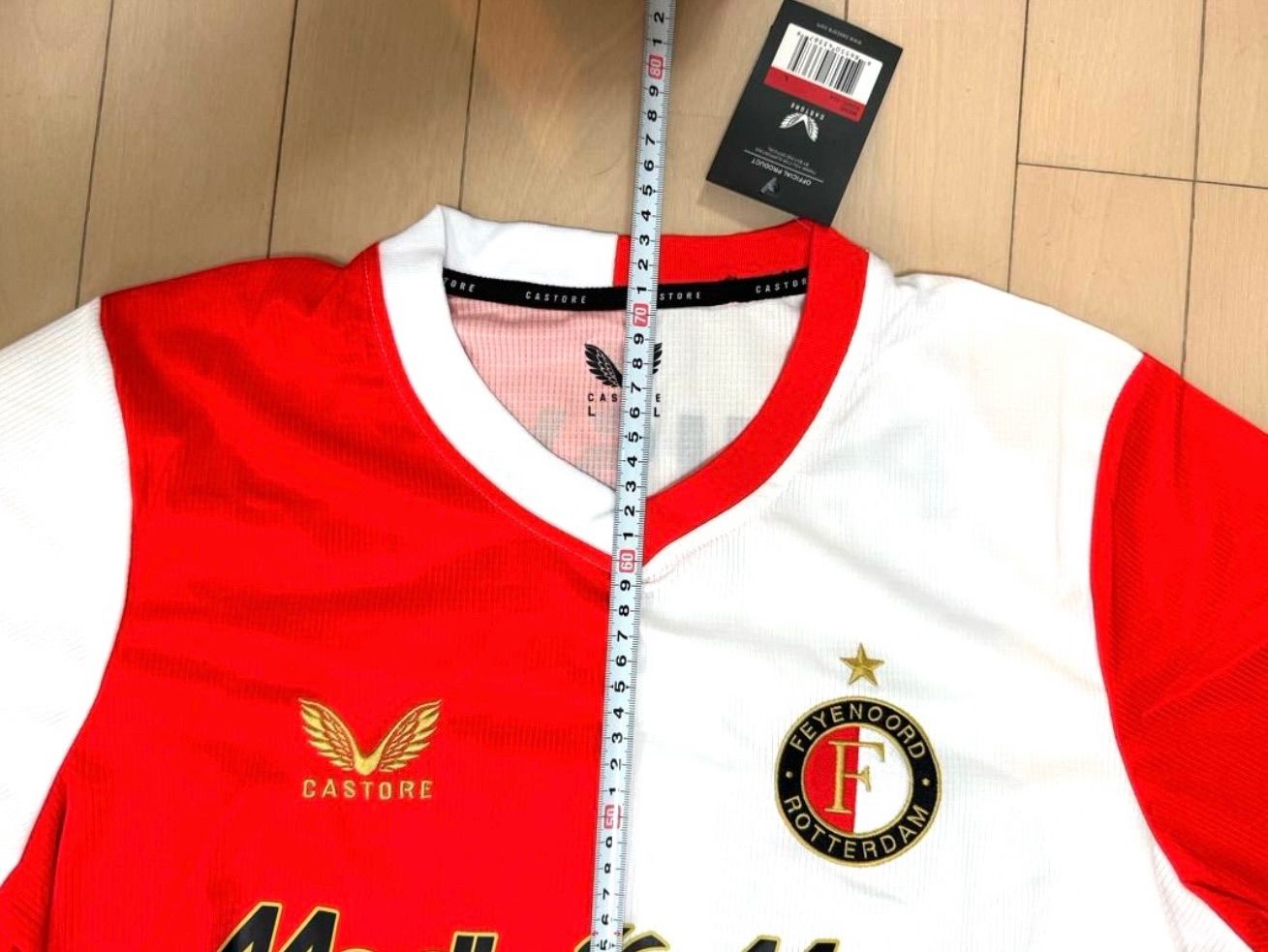 正規品新品☆フェイエノールト25/26ホームユニフォーム Lサイズ☆上田綺世#9 フェイエノールト 25/26 上田綺世 公式ユニフォーム ホーム 半袖