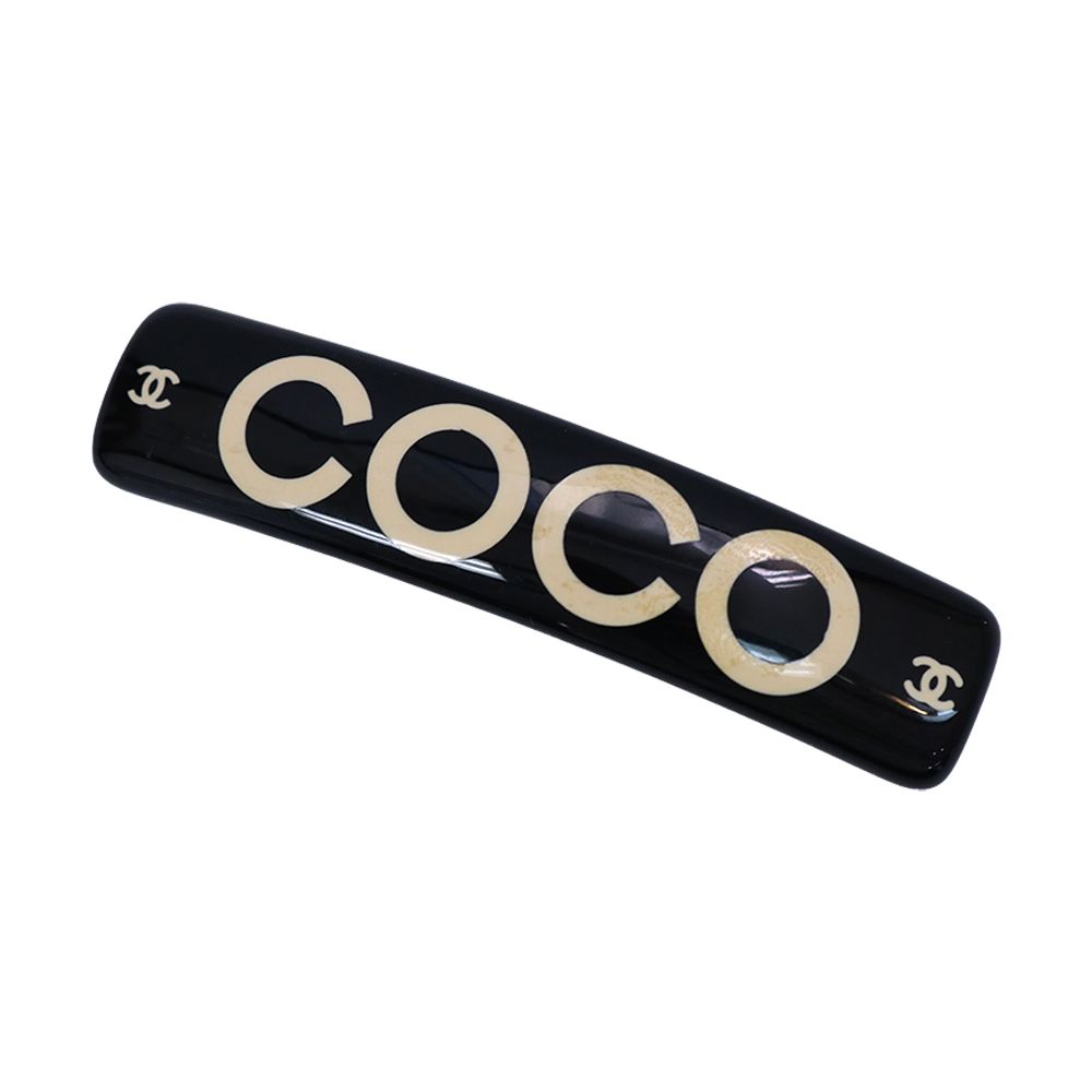 CHANEL COCO ココマーク ヴィンテージ 髪留め バレッタ 01P | agb.md