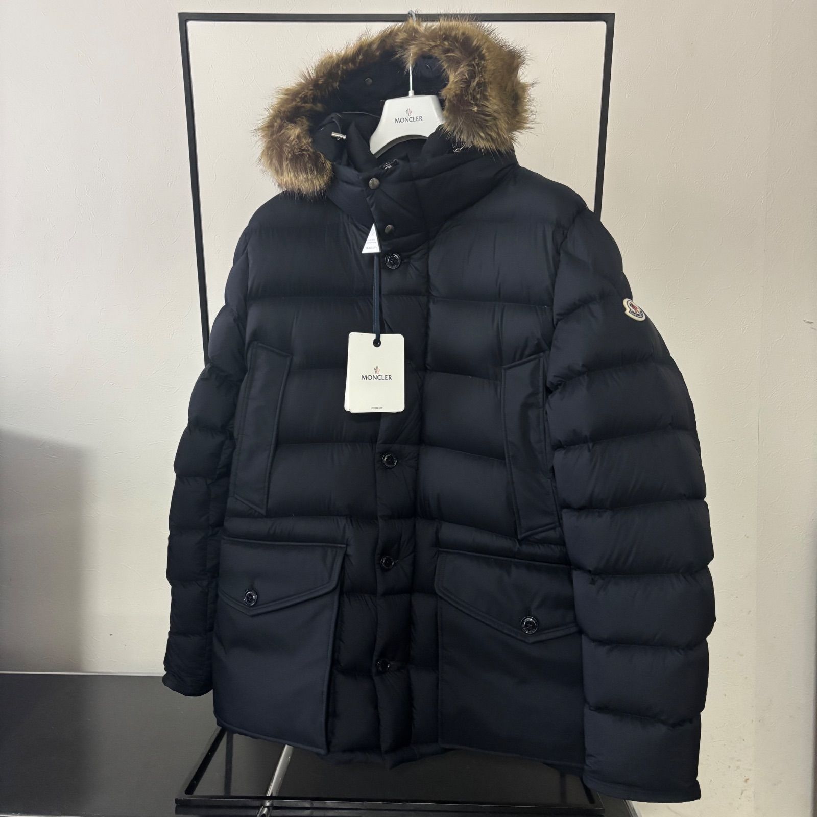 MONCLER CLUNYE ダウンジャケット ネイビー サイズ 5 2025〜25年モデル