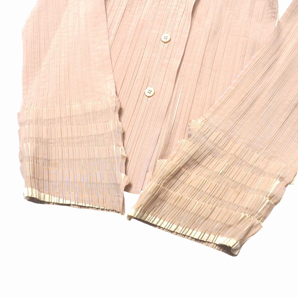 【保存版】 □美品□ISSEY MIYAKE サイズ3 長袖シャツ イッセイミヤケ シャツ/ブラウス(長袖/七分)