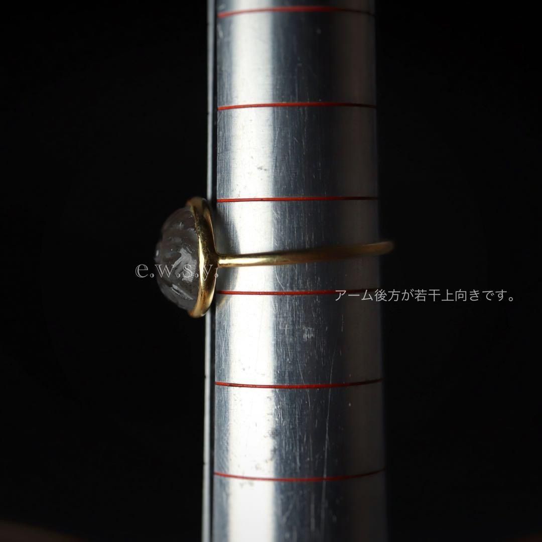 フラワーカービングリング