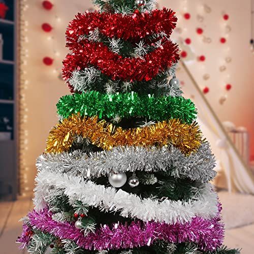 2M 6色セット CCINEE クリスマス キラキラガーランド メッキ 2M 6色セット CCINEE クリスマス キラキラガーランド メッキ
