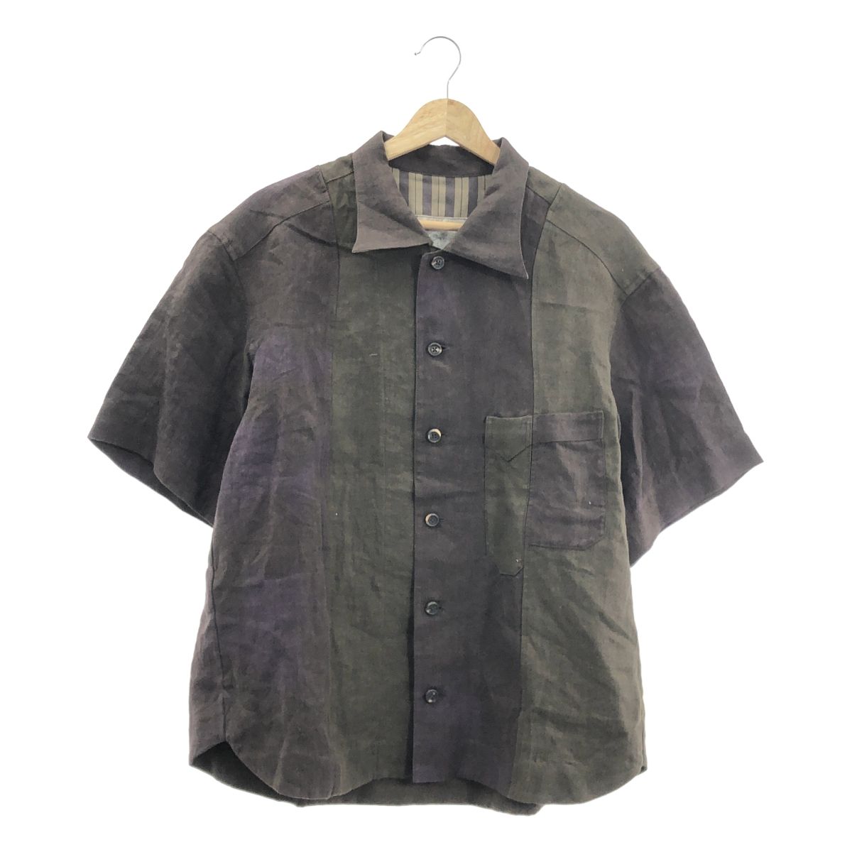 美品】 ziggy chen / ジギーチェン | 2025SS | Patchwork Short Sleeve  