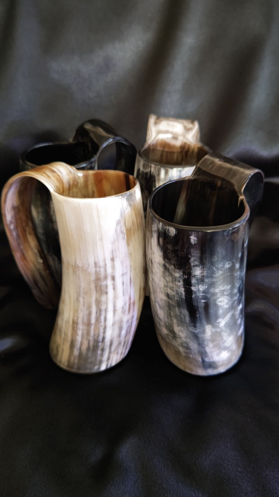 バッファローの角で作ったコップ ハンドメイド品