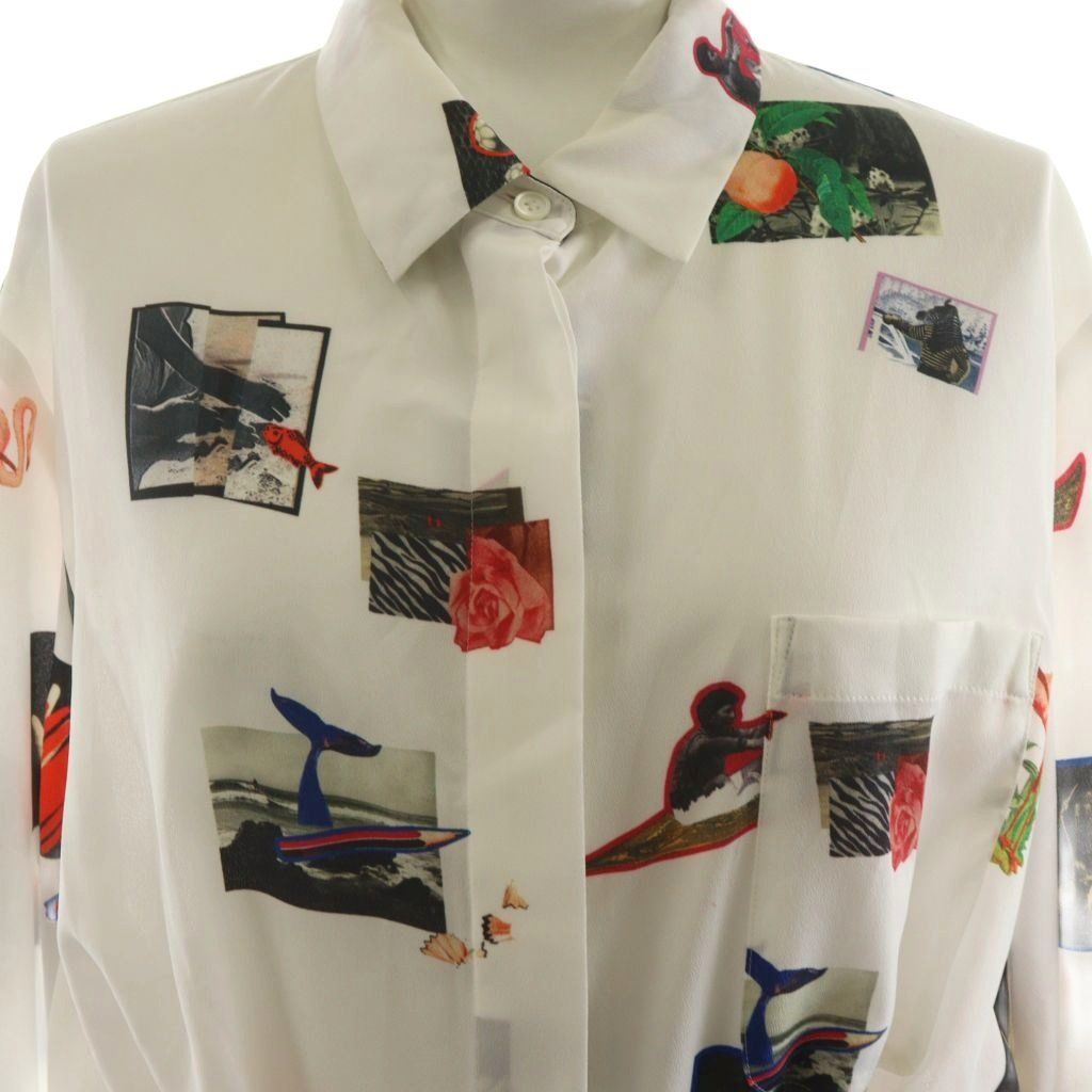 ピーエスポールスミス PS Paul Smith シャツワンピース ロング丈