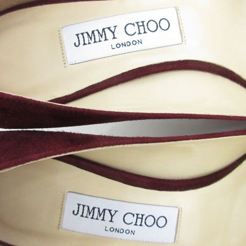 JIMMY CHOO ポインテッドトゥ ハイヒール スエード イタリア製 39 JIMMY CHOO ポインテッドトゥ ハイヒール スエード イタリア製 39