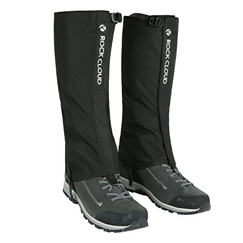 M Rock Cloud 登山用ゲイター レッグカバー フットカバー 軽量 渓流 登山スパッツ トレッキング アウトドア バイク 男女兼用 泥除け 砂よけ 雨雪悪天候対策 (M)