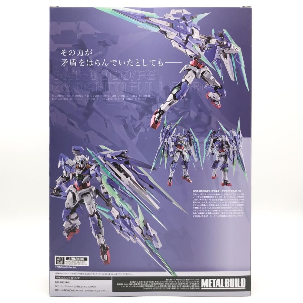 BANDAI - 【中古】未開封 バンダイ 機動戦士ガンダム00V戦記 L BUILD GNT-0000/FS ダブルオークアンタ フルセイバー[17][240017707336] 中古】未開封 バンダイ 機動戦士ガンダム00V戦記 METAL BUILD