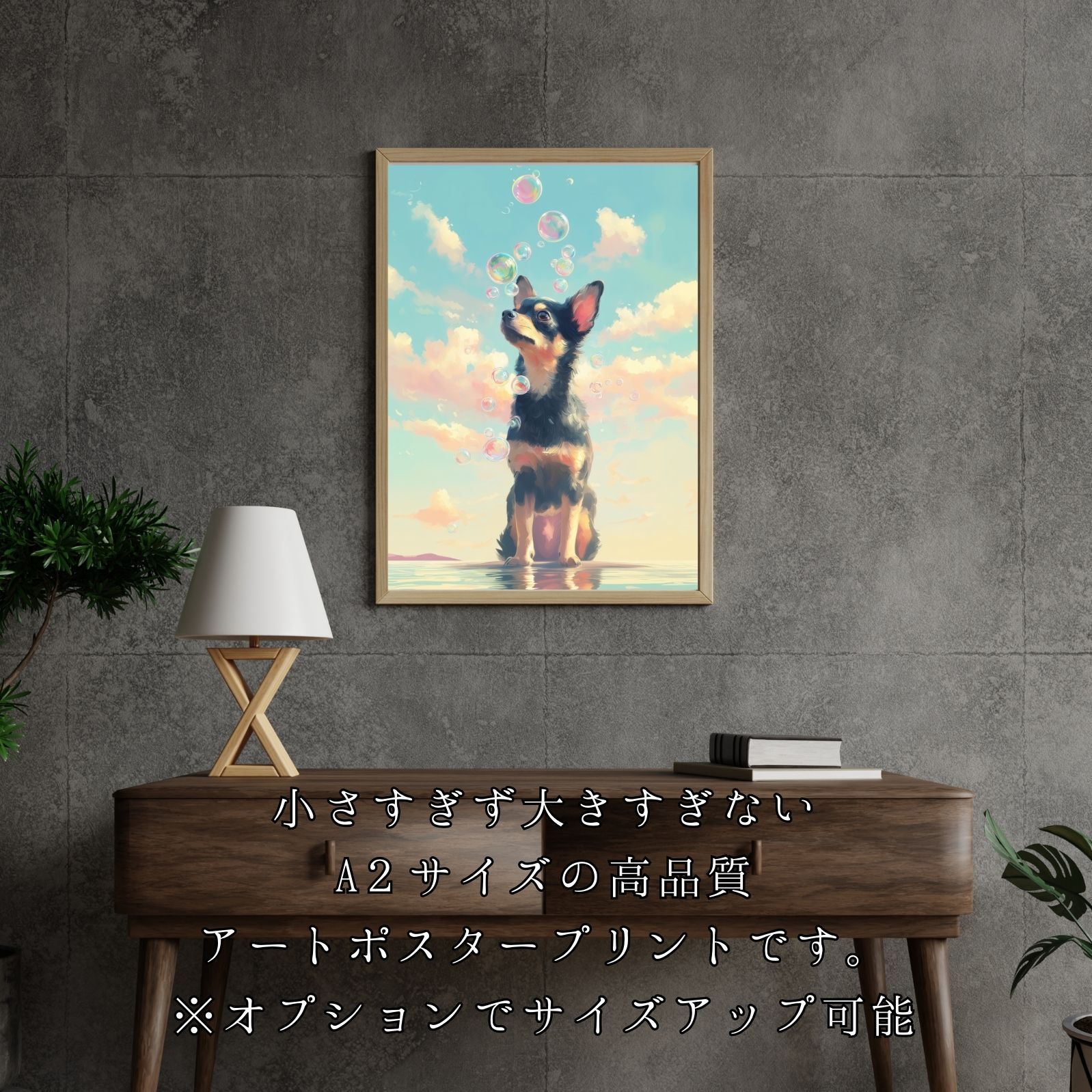 ブラックタン アートポスター