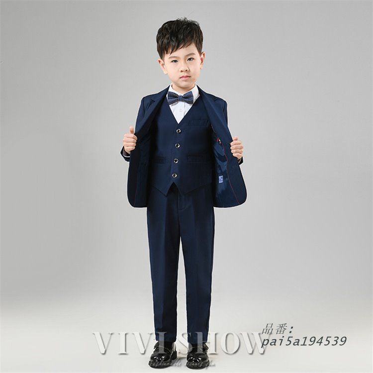  小学校 卒業式 子供服 入学式 スーツ 男の子 ワイシャツ ブレザー キッズ おしゃれ ネクタイ ベスト ズボン フォーマル pai 5 a 194539 スーツ ブレザー フォーマル ドレス スーツ